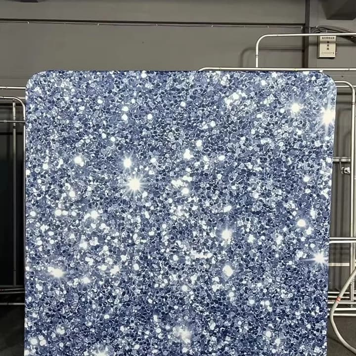 Standaardachtergrond AG08 met zilverkleurige glitter.